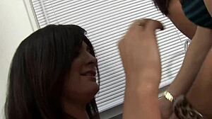 Kit Lee and Kat Lee enjoy big tit taboo lesbian toy play with Cindy Behr