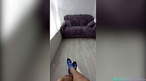 babe deepthroats cock and doggystyle