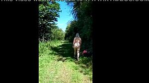 i can’t believe i walked naked in public. what a daring rush outdoors!