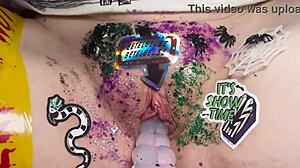 Beetlejuice Enjoys Dirty Masturbation And Hot Sex With Toys