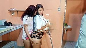 We’re having wild lesbian sex right in front of the painter