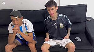 Couldn't Resist Friend's Provocations And Fucked His Ass