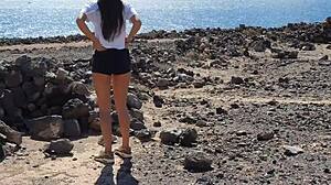 teen 18+ risks a daring blowjob at camping with boyfriend