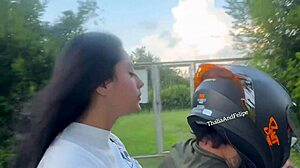 university girl easily gives in to stranger in long-distance relationship