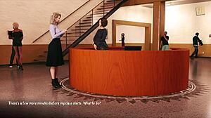 The teens in AOA Academy 37 engage in ass games with big asses.