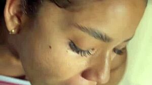 Amateur couple shares deep blowjob with stepbrother's bbc