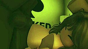 Quick session turns into gangbang with big black cocks