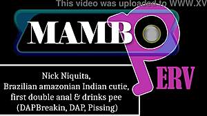 nick niquita, brazilian cutie, takes first double anal with atm! 🔥