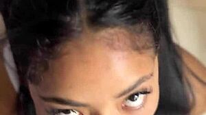 Amateur couple shares deep blowjob with stepbrother's bbc