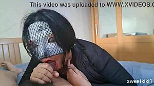 Sweet Kiki's Passionate Home Blowjob