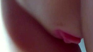 Curvy latina fuck doll asks, 'Like me rubbing dick on tight pussy?'