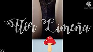 peruvian woman pees at home during social isolation