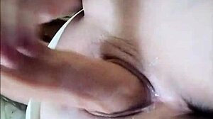 That large dildo makes my pussy drip so wet!