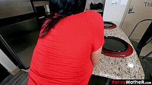 Yo, watch PervyMother trying to go viral with kitchen antics again!