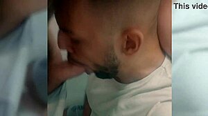 Blowjob in Gym Locker Room