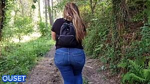 Curvy Gordibuena with Huge Ass Banged Doggystyle in Forest Orgy