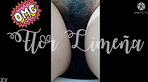 peruvian woman pees at home during social isolation