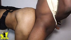 Black ninja rocks neighbor hard and cums