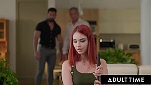 Adult Time: Bored Romanian Leya DeSantis Dped In Wild Game!