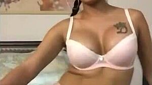 Super hot Cuban babe twerks her phat ass in bra and panties, damn!