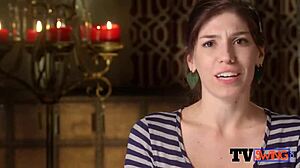 couples heat up the hot tub with steamy foreplay before getting wild