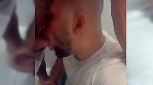 Blowjob in Gym Locker Room