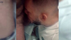 Blowjob in Gym Locker Room