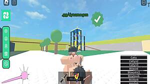 Horror girl explores roblox condo