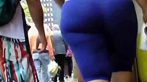 venezolana bbw with fat ass caught on hidden camera