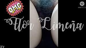 peruvian woman pees at home during social isolation