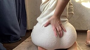 Watch This Milf Squirt During Intense Christmas Anal Fucking with Dildo and Toys!