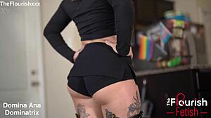 Domina ana tramples subject with erotic bdsm energy!