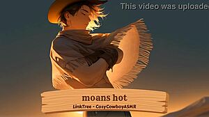 Hot moans during solo orgasm