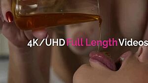 Asian step sis and I engage in deep scissoring, cunilingus, and toy play with vibrator