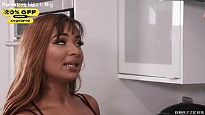 Bitch Slaps and Teaches Boss with Hardcore Gagging Lesson