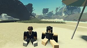 Enjoying A Creampie With My Roblox Catgirl On The Beach