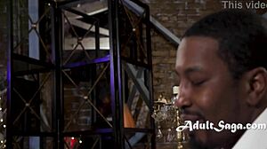 Petite Blonde Dyke Rides BBC Boss For Interracial Spunk