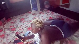 Landlord gets paid with sweet fuck instead of rent.