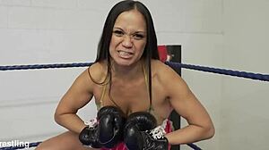 Pornstar Women Boxing, Loser Dildo Fucked