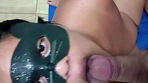 my wife doing something fun with her mouth and riding