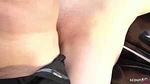 big boobs milf candy manson lures boss for wet outdoor quickie