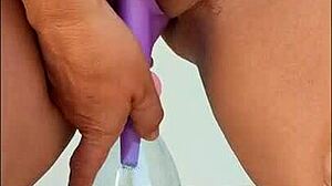 Blonde Wife Ariela Rider Pees Publicly Barefoot