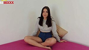 no, not in my ass, it's my first time... they filled my shaved pussy with cum