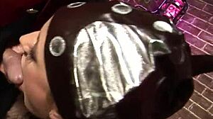 Big cock penetrates shaved pussy.