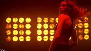 pole dance strip tease sensual latina dancing cowgirl