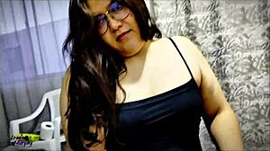 my sister-in-law gives a great blowjob on my cock while i play with her big ass and tits until orgasm