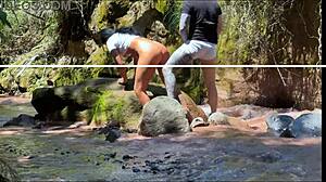 Latina Colombian Teen Blowjob Outdoor