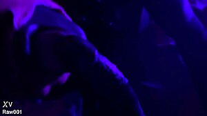 Intense blowjob action