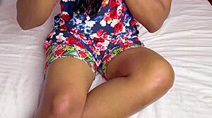 she moans loudly as i lick her asian pussy with those hot legs 😍