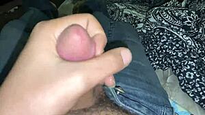 Just watching this small clit sissy blast cum in your face POV